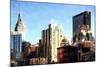 NYC Midtown Cityscape-Philippe Hugonnard-Mounted Giclee Print