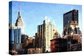NYC Midtown Cityscape-Philippe Hugonnard-Stretched Canvas