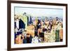 NYC Midtown Skyline - In the Style of Oil Painting-Philippe Hugonnard-Framed Giclee Print