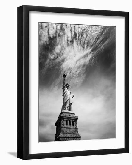 NYC Miss Liberty-Nina Papiorek-Framed Photographic Print