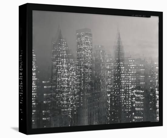 NYC Motion Landscape-Len Prince-Stretched Canvas