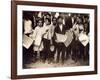 NYC Newsboys and Newsgirl, Lewis Hine, 1910-Science Source-Framed Giclee Print