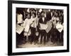 NYC Newsboys and Newsgirl, Lewis Hine, 1910-Science Source-Framed Giclee Print