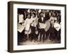 NYC Newsboys and Newsgirl, Lewis Hine, 1910-Science Source-Framed Giclee Print