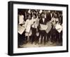 NYC Newsboys and Newsgirl, Lewis Hine, 1910-Science Source-Framed Giclee Print