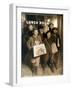 NYC Newsboys, Lewis Hine, 1908-Science Source-Framed Giclee Print