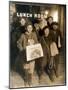 NYC Newsboys, Lewis Hine, 1908-Science Source-Mounted Giclee Print