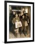 NYC Newsboys, Lewis Hine, 1908-Science Source-Framed Giclee Print