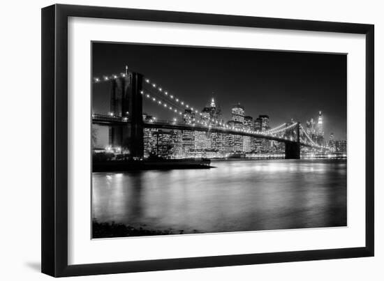 NYC Nights-Nina Papiorek-Framed Giclee Print