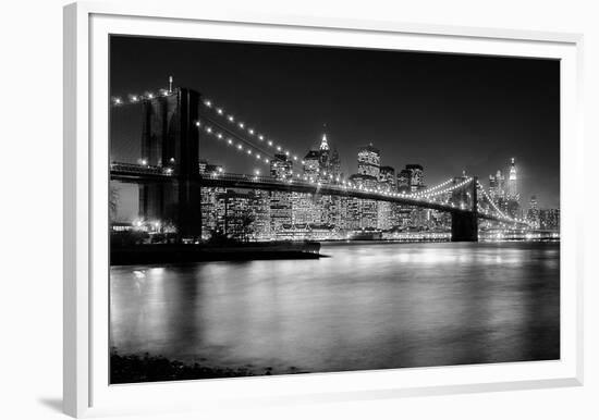 NYC Nights-Nina Papiorek-Framed Giclee Print