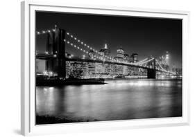 NYC Nights-Nina Papiorek-Framed Giclee Print