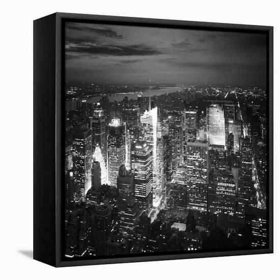 NYC Nights-Nina Papiorek-Framed Stretched Canvas