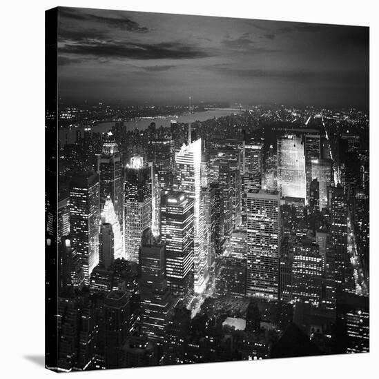 NYC Nights-Nina Papiorek-Stretched Canvas