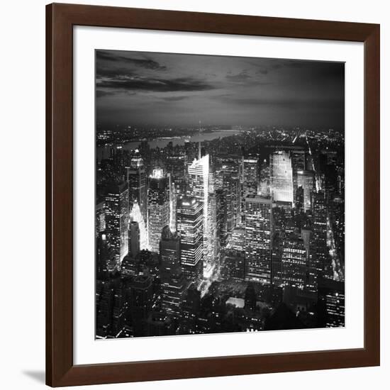 NYC Nights-Nina Papiorek-Framed Photographic Print