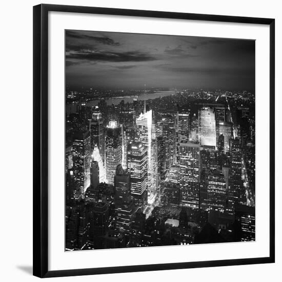 NYC Nights-Nina Papiorek-Framed Photographic Print