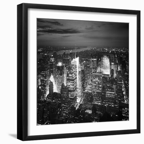 NYC Nights-Nina Papiorek-Framed Photographic Print