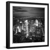 NYC Nights-Nina Papiorek-Framed Photographic Print