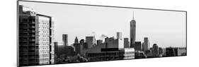 NYC Panoramic Cityscape with the One World Trade Center (1WTC) at Sunset-Philippe Hugonnard-Mounted Photographic Print