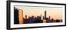 NYC Panoramic Cityscape with the One World Trade Center (1WTC) at Sunset-Philippe Hugonnard-Framed Photographic Print