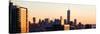 NYC Panoramic Cityscape with the One World Trade Center (1WTC) at Sunset-Philippe Hugonnard-Stretched Canvas