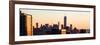 NYC Panoramic Cityscape with the One World Trade Center (1WTC) at Sunset-Philippe Hugonnard-Framed Photographic Print