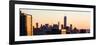 NYC Panoramic Cityscape with the One World Trade Center (1WTC) at Sunset-Philippe Hugonnard-Framed Photographic Print