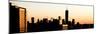 NYC Panoramic Cityscape with the One World Trade Center (1WTC) at Sunset-Philippe Hugonnard-Mounted Photographic Print