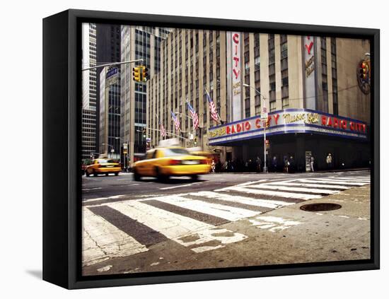 NYC Radio City-Nina Papiorek-Framed Stretched Canvas