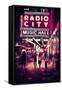 NYC Radio City-Philippe Hugonnard-Framed Stretched Canvas