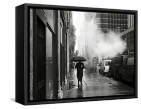 NYC Rain-Nina Papiorek-Framed Stretched Canvas
