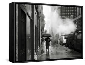 NYC Rain-Nina Papiorek-Framed Stretched Canvas