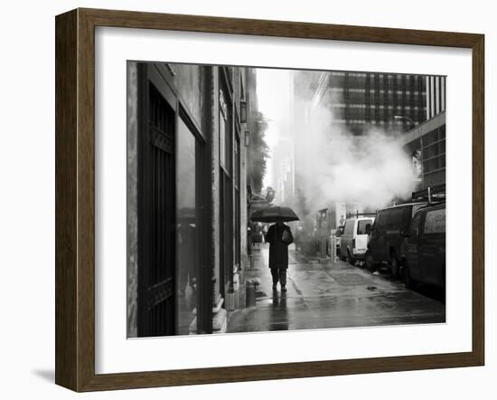 NYC Rain-Nina Papiorek-Framed Photographic Print
