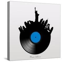 NYC record-Mark Ashkenazi-Stretched Canvas