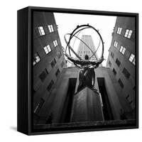 NYC Rockefellar-Nina Papiorek-Framed Stretched Canvas