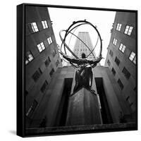 NYC Rockefellar-Nina Papiorek-Framed Stretched Canvas