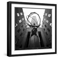 NYC Rockefellar-Nina Papiorek-Framed Photographic Print