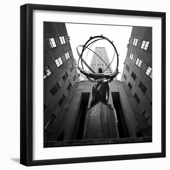 NYC Rockefellar-Nina Papiorek-Framed Photographic Print