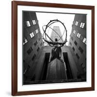 NYC Rockefellar-Nina Papiorek-Framed Photographic Print