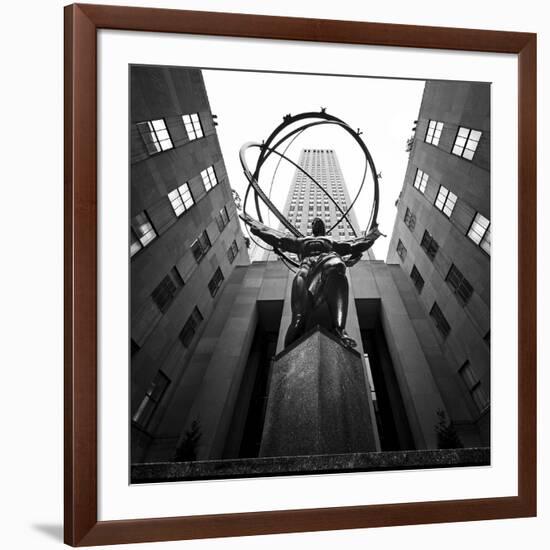 NYC Rockefellar-Nina Papiorek-Framed Photographic Print