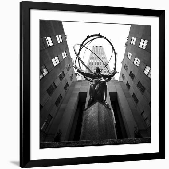 NYC Rockefellar-Nina Papiorek-Framed Photographic Print