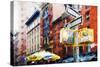 NYC Scenes - In the Style of Oil Painting-Philippe Hugonnard-Stretched Canvas