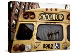 NYC School Bus-Nina Papiorek-Stretched Canvas