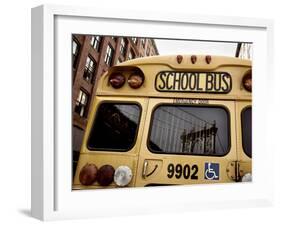 NYC School Bus-Nina Papiorek-Framed Photographic Print