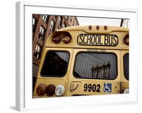 NYC School Bus-Nina Papiorek-Framed Photographic Print