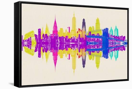 Nyc Screened-GI ArtLab-Framed Stretched Canvas