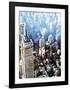 NYC Seen From The Sky-Thikent-Framed Art Print