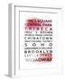 NYC Signs - New York Districts - Manhattan, New York City, USA-Philippe Hugonnard-Framed Giclee Print