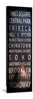 NYC Signs - New York Districts - Manhattan - New York City - USA-Philippe Hugonnard-Stretched Canvas