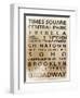 NYC Signs - New York Districts - Manhattan, New York City, USA-Philippe Hugonnard-Framed Art Print