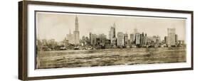 NYC Skyline 1911-Mindy Sommers-Framed Giclee Print